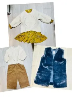 女の子冬服4点まとめ売り 7才 120cm