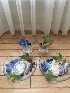 ❣️フルーツ柄　デザート皿　デザートカップ