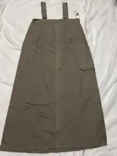 LOGOS DAYS サロペット スカートM カーキ色
