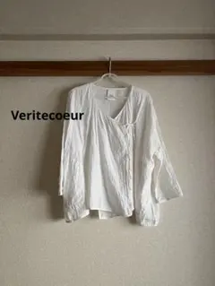 2026年最新】Veritecoeur カラー：ホワイト系 レディース 長袖 シャツ