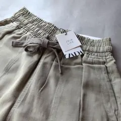 【新品】ZARA　イージーパンツ　S（ゆとりあり）