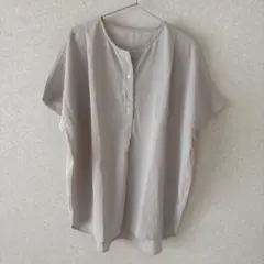 SHOO・LA・RUE 半袖ブラウス ベージュ M