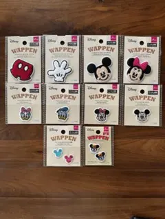 Disney ワッペン 10セットアイロン接着　ダイソー