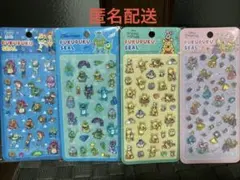 ディズニー　ぷくぷくシール　4種セット