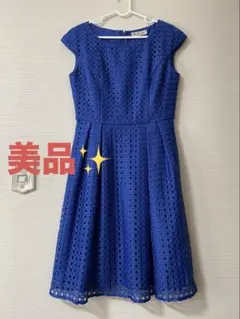 【美品】Clear Impression フレンチスリーブ　レースワンピースのサムネイル