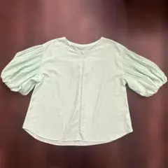 green label relaxing 七分袖　ブラウス