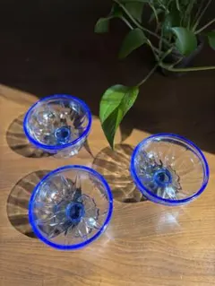 アンティーク氷コップ3客セット