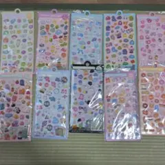 ぷっくりシール10枚まとめ売り 海外