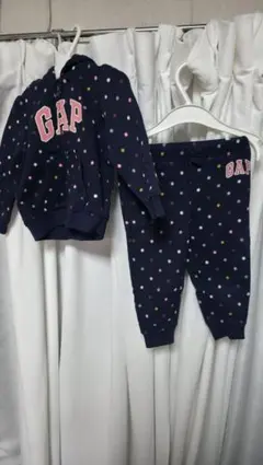 GAP ドット柄 トレーナー・パンツセット