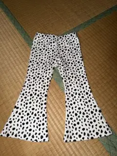 anonbaby ダルメシアンフレアパンツ