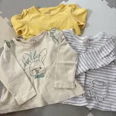 プティマイン　プティプラ　西松屋　ロンT 3枚セット　90サイズ