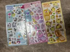 平成はっぴーフォン サンリオ 3セット キティ ポチャッコ ポムポムプリン