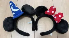ミニーマウス ミッキーマウス カチューシャ