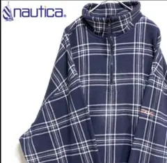 nauticaノーティカハーフジップスウェットパーカー.