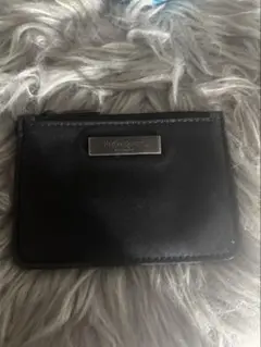 未使用品 イブサンローラン コインケース 小銭入れ レザー ブラック Yves Saint Laurent - YSL イヴ・サンローラン 小銭入れ コイン