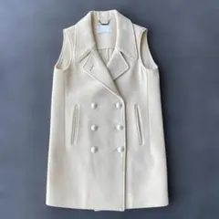 Chloé クロエ　アイボリー ダブルブレストベスト　サイズ36