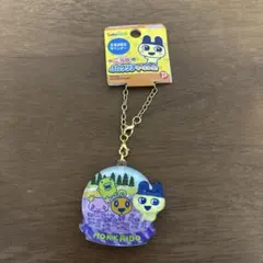 【たまごっち】　ご当地ぷっクリアキーホルダー　北海道限定ラベンダー