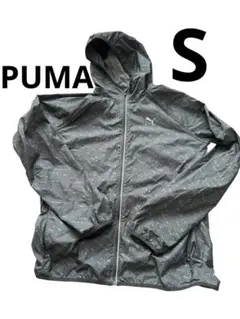 PUMA ウィンドブレーカー S ブラック/グレー