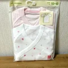 UNIQLO ベビー　短肌着 2枚セット 50-60