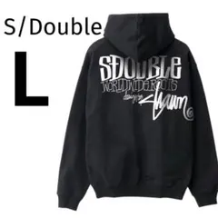 【L】S/Double エスダブル フーディー 【国内未発売】黒