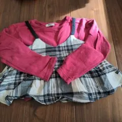 BREEZE チェックチュニック 120