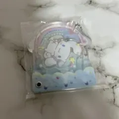 サンリオ　カシャカシャキーホルダー　シナモロール　カスタムアクリルキーホルダー