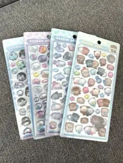 【正規品】水族館限定ボンボンドロップシール　 サメ　クラゲ　カワウソ　ペンギン