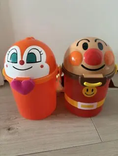 ゆーみ様専用 アンパンマン ドキンちゃん 蓋付きポップコーンバケツ 2個セット