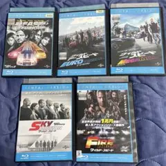 ワイルドスピード　Blu-ray5本セット　ケースなし