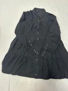 ❤︎ZARA ブラック シャツワンピース 長袖❤︎お値下げしてます❤︎