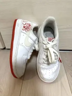 17センチ Nike Air Force 1 ホワイト/レッド スニーカー