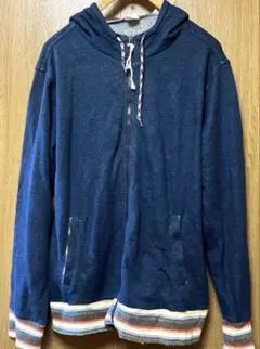 y2kジップアップパーカー