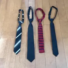 キッズ用ネクタイ 4本セット