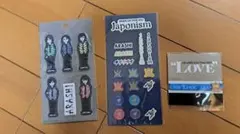 ARASHI JaponismステッカーセットLOVEリボンブレス　嵐シール