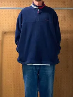 古着 90年代 90s トミーヒルフィガー ハーフジップ フリース ジャケット