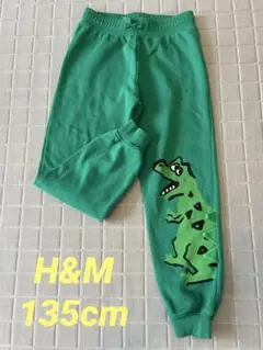 H&M エイチアンドエム 子供 パンツ 長ズボン 立体 恐竜 130 135