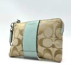 コーチ COACH 小銭入れ アクセサリーポーチ 財布 シグネチャー キャンバス