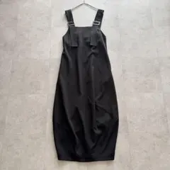 タグ付　アンスリード　22AW　 ワンピース　ジャンパースカート　黒　バルーン