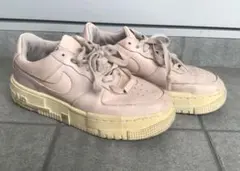 ナイキ　エアフォース1 キッズ　女子　22.5 cm スニーカーピンク　キッズ