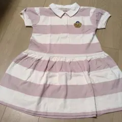 プティマイン　petit main ワンピース 半袖 ピンク