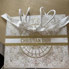 Dior ギフト用紙袋 中型 ゴールド装飾