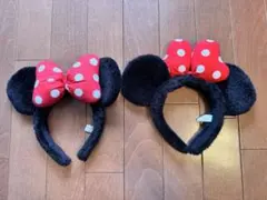 ミニー　カチューシャ　2つセット　※お揃いではありません