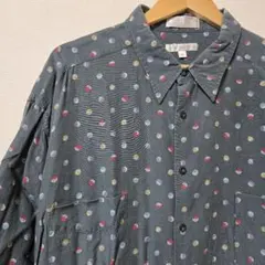 古着/USED 半袖シャツ 柄 緑/グリーン 2XL オーバーサイズ