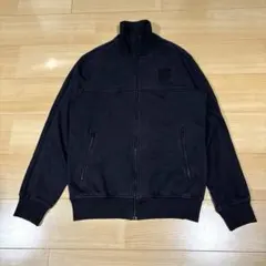 00s adidas コットン トラックジャケット ブラック フェード Lサイズ