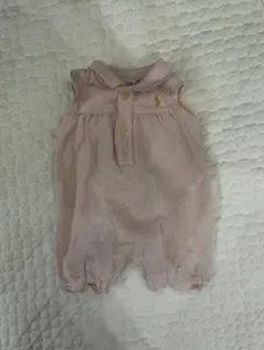 ラルフローレン ベビー ノースリーブロンパース 3M ピンク 女の子