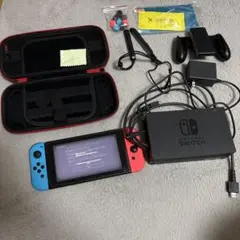 Nintendo Switch 本体 ケース付　箱無し　sdカード128GB付