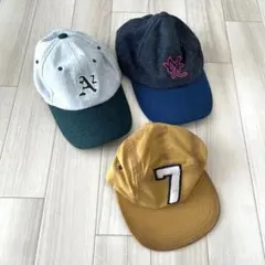 カジュアルキャップ 3点セット