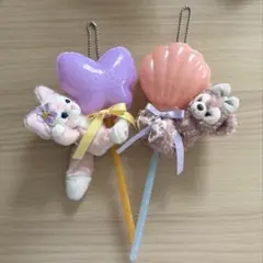 東京ディズニーシー　ダッフィー＆フレンズ　ぬいぐるみスティックチャーム