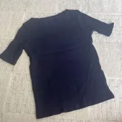 UNIQLO ユニクロ　レディース　半袖　ニット　ネイビー　Mサイズ