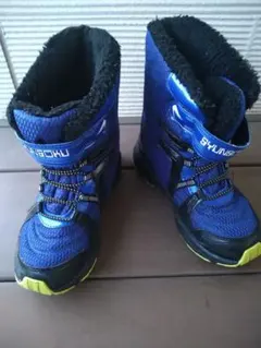 子ども用スキー ブーツ 青　瞬速　21cm EEE 匿名配送